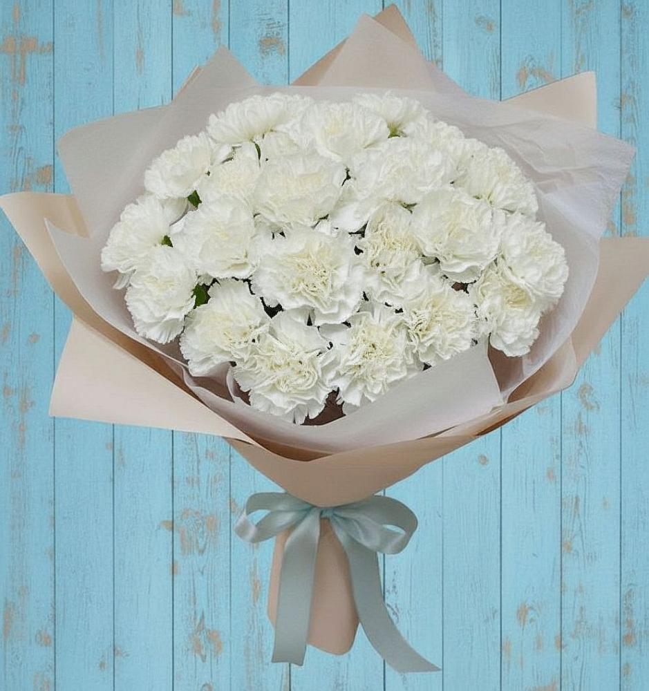 Букет цветов из: Гвоздики в Новольвовск