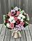 Букет цветов из: Альстромерии, Гвоздики, Розы и Хризантемы в Новольвовск