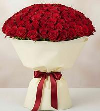 Букет 101 Красная роза Милано #REPLACE_PRED# Новольвовск