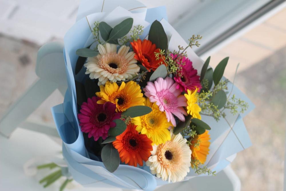 Букет цветов из: Герберы в Новольвовск