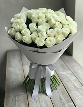 Букет 35 Белых роз в Новольвовск