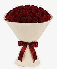 Букет 101 Бордовая роза Блэк Бакарра в Новольвовск