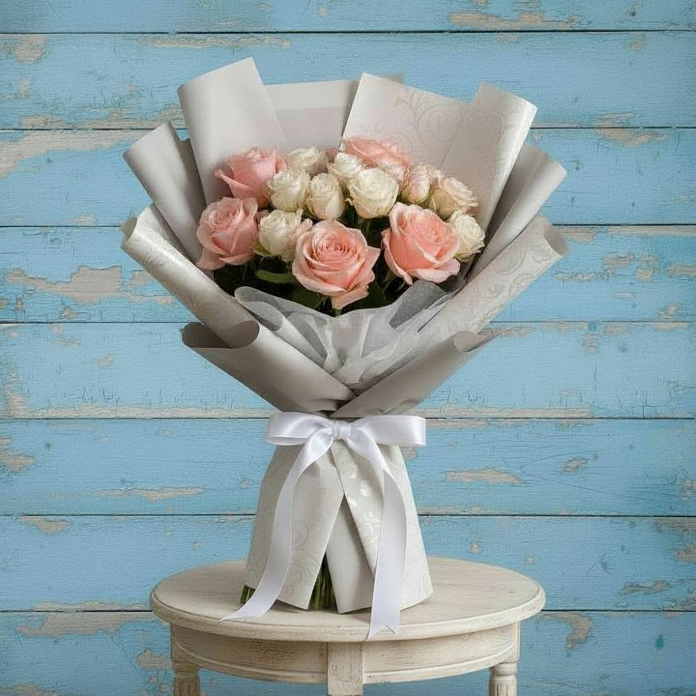 Букет цветов из: Розы в Новольвовск