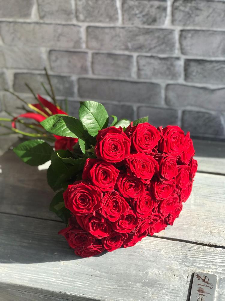 Букет Красные розы Фридом в Новольвовск