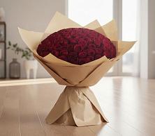 Букет 101 Красная роза в Новольвовск