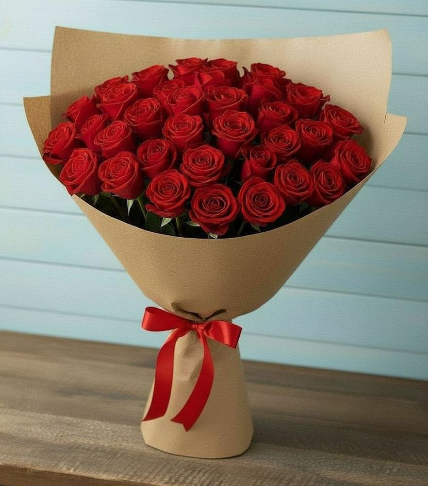 Букет Красные розы Милано в Новольвовск