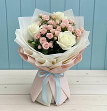 Букет цветов из:  Розы в Новольвовск