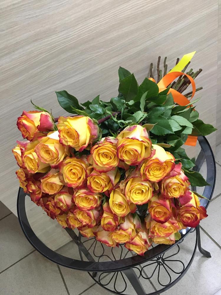 Букет Желтые розы в Новольвовск