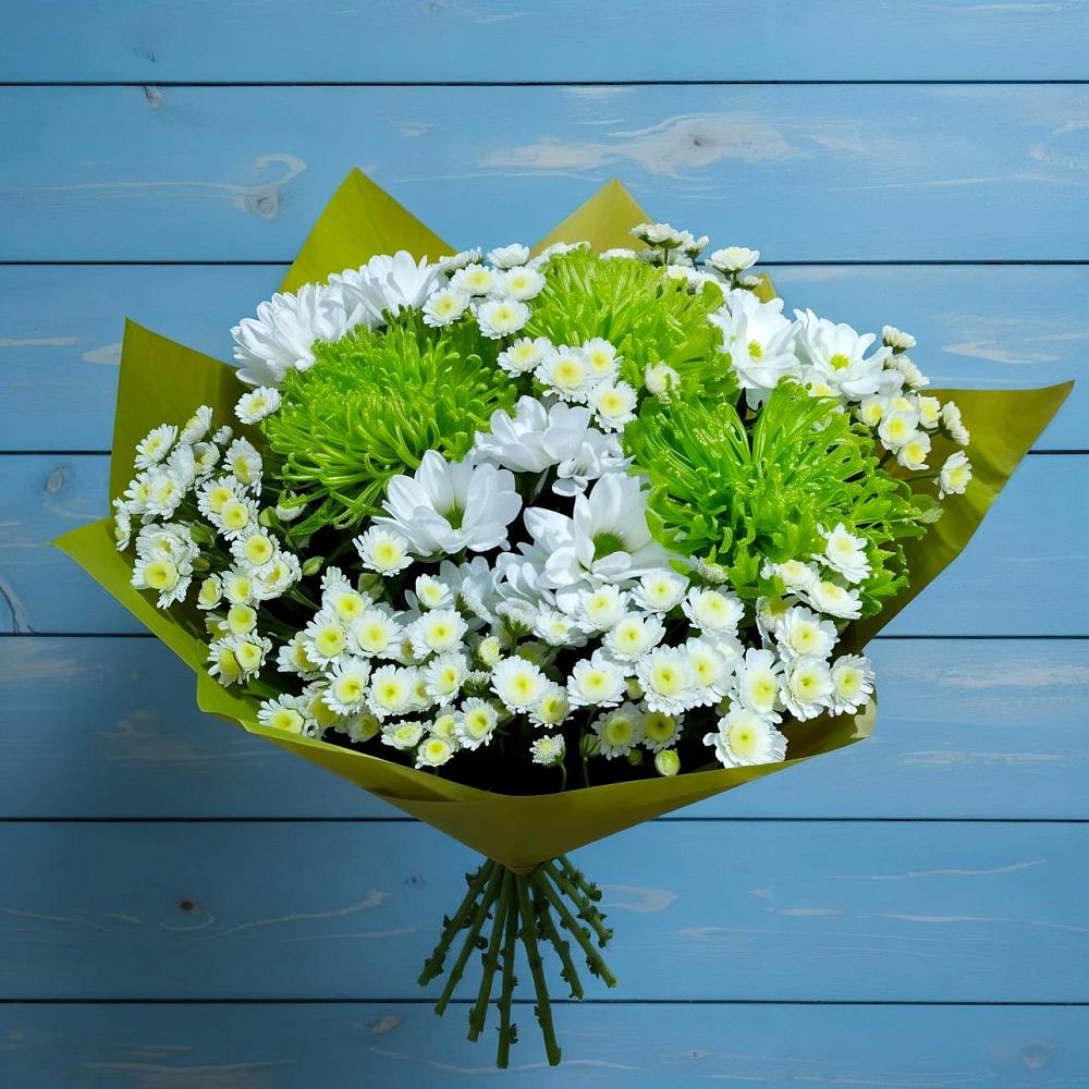 Букет цветов из: Хризантемы в Новольвовск