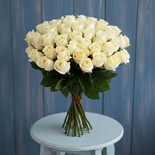 Букет 51 Белая роза Эдлесс Лав #REPLACE_PRED# Новольвовск