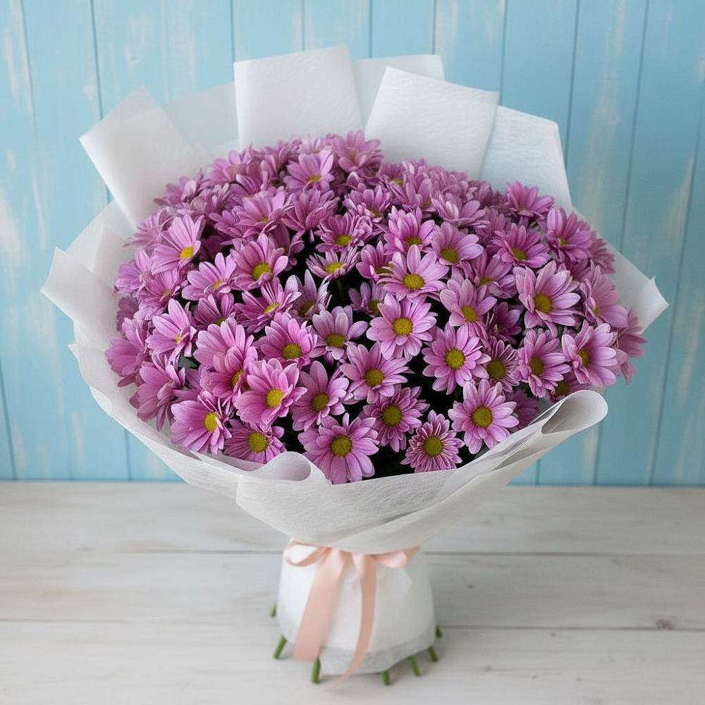 Букет цветов из: Хризантемы в Новольвовск
