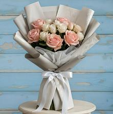 Букет цветов из:  Розы в Новольвовск