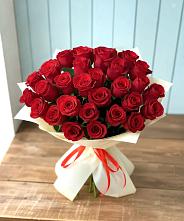 Букет 29 Красных роз в Новольвовск
