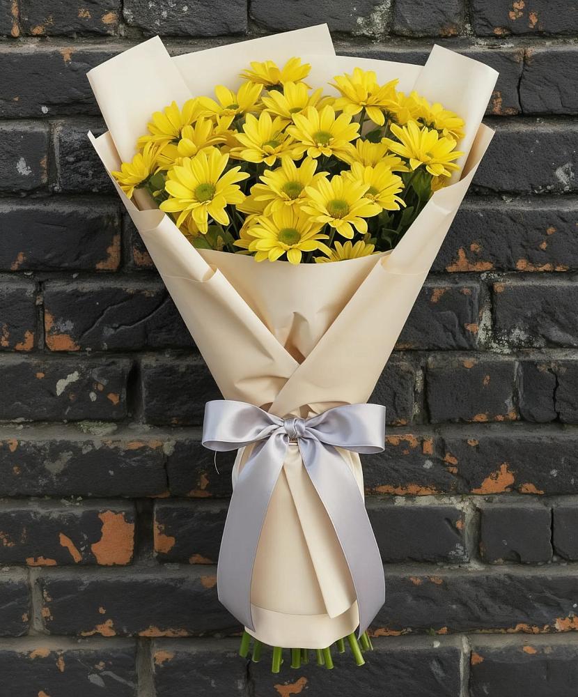 Букет цветов из: Хризантемы в Новольвовск