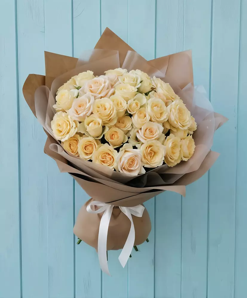 Букет Кремовое облако в Новольвовск
