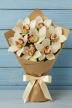 Букет цветов из:  Орхидеи и Розы в Новольвовск
